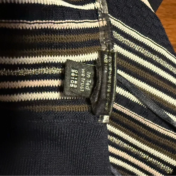 Ted Baker London Striped Dress Skater Dress - Picture 8 of 10